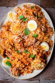 Home made chicken biryani